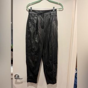 Aritzia Babaton Vegan Leather Trousers